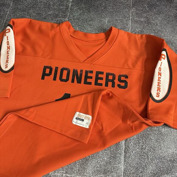 Men's Vintage 70's Shaffer Sport King Dearborn Pioneers Football Jersey Sz XL - Picture 2 of 3